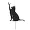 Glitzhome® 20.5" Multi-Functional Metal Cat Silhouette Pick Set